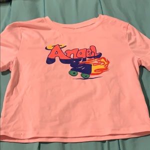 Pink “Angel” Baby Tee